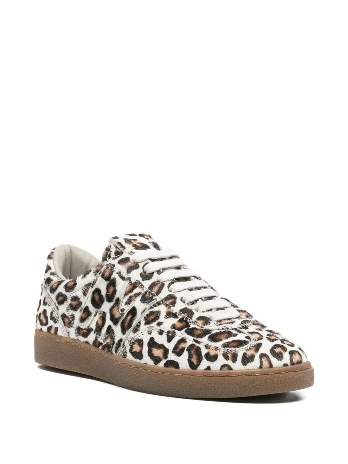 MSGM ヒョウ柄カーフスキン スニーカー - 画像2
