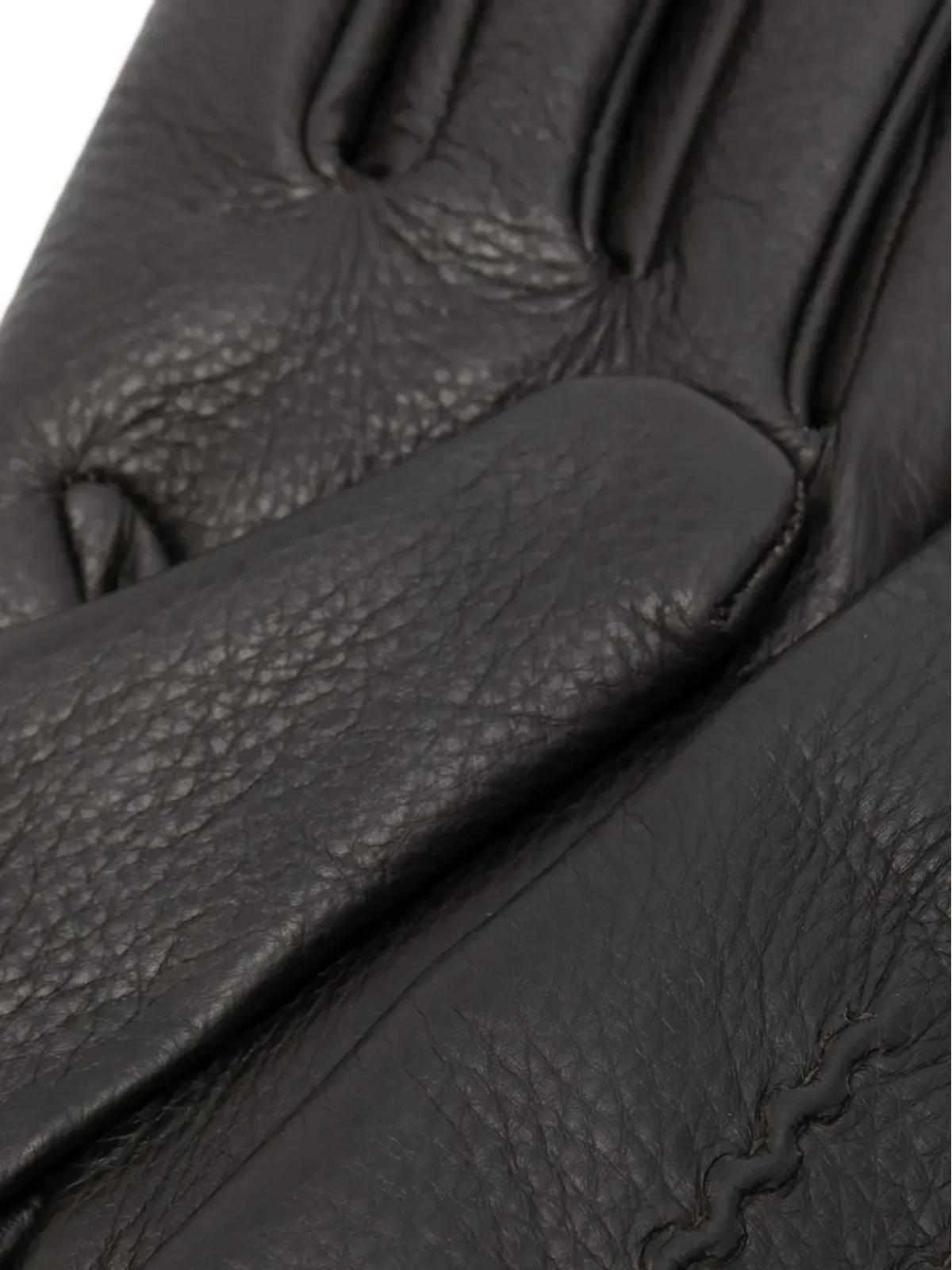 Lardini レザー ステッチドグローブ - 画像2