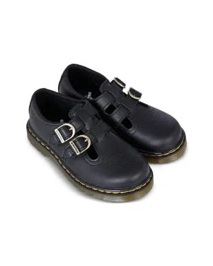 Dr. Martens Kids 8065 buckle-strap leather mocassins - Black - サムネイル1