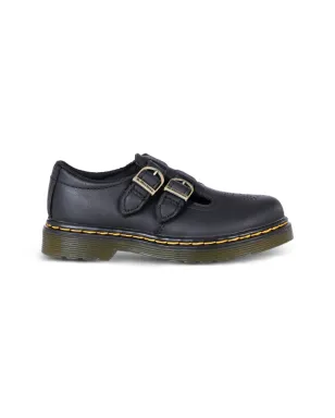 Dr. Martens Kids 8065 buckle-strap leather mocassins - Black - サムネイル2