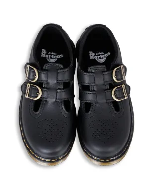 Dr. Martens Kids 8065 buckle-strap leather mocassins - Black - サムネイル3