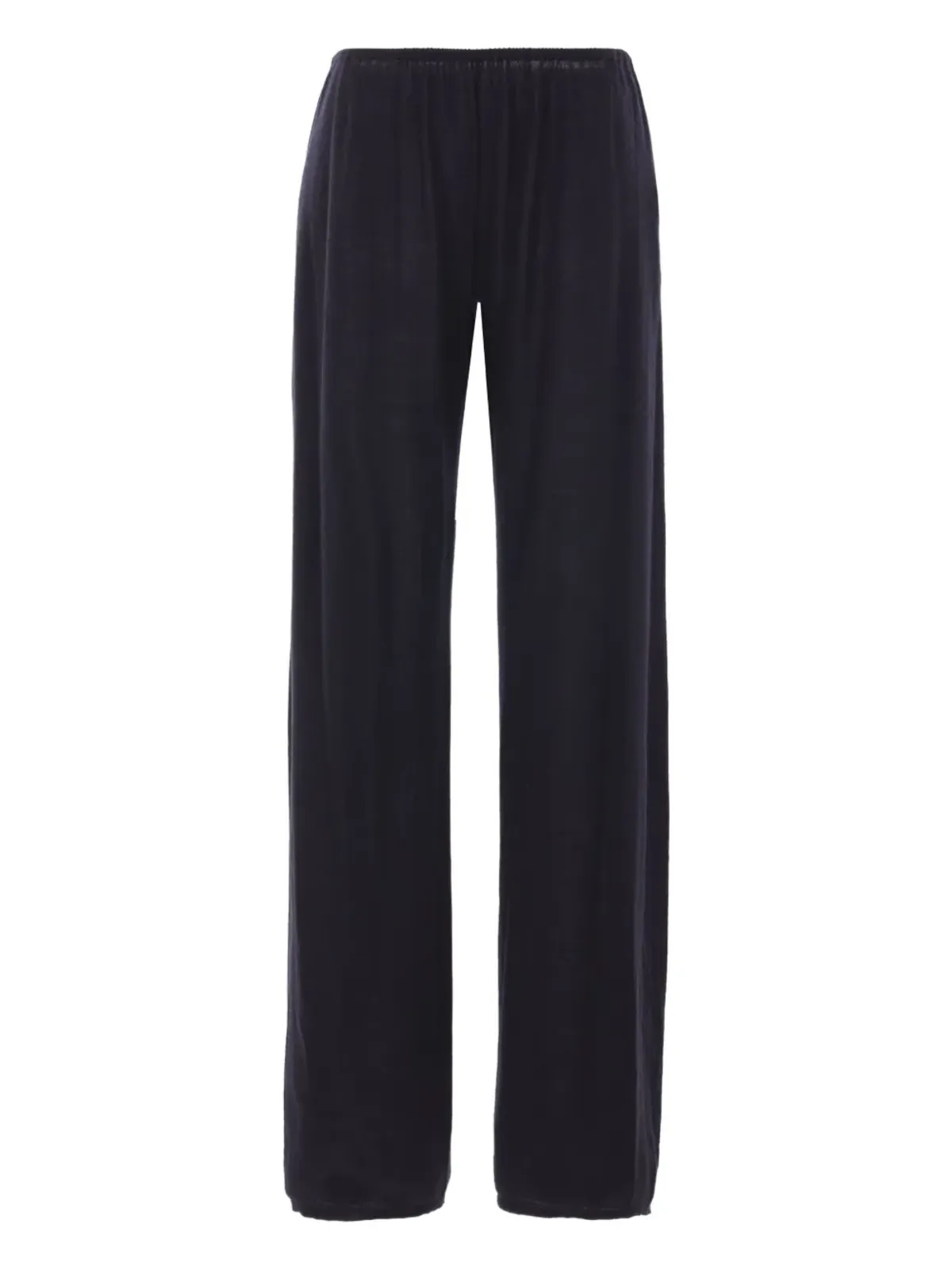 Co elasticated-waistband cashmere trousers - Black - 画像1