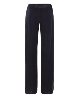 Co elasticated-waistband cashmere trousers - Black - サムネイル2