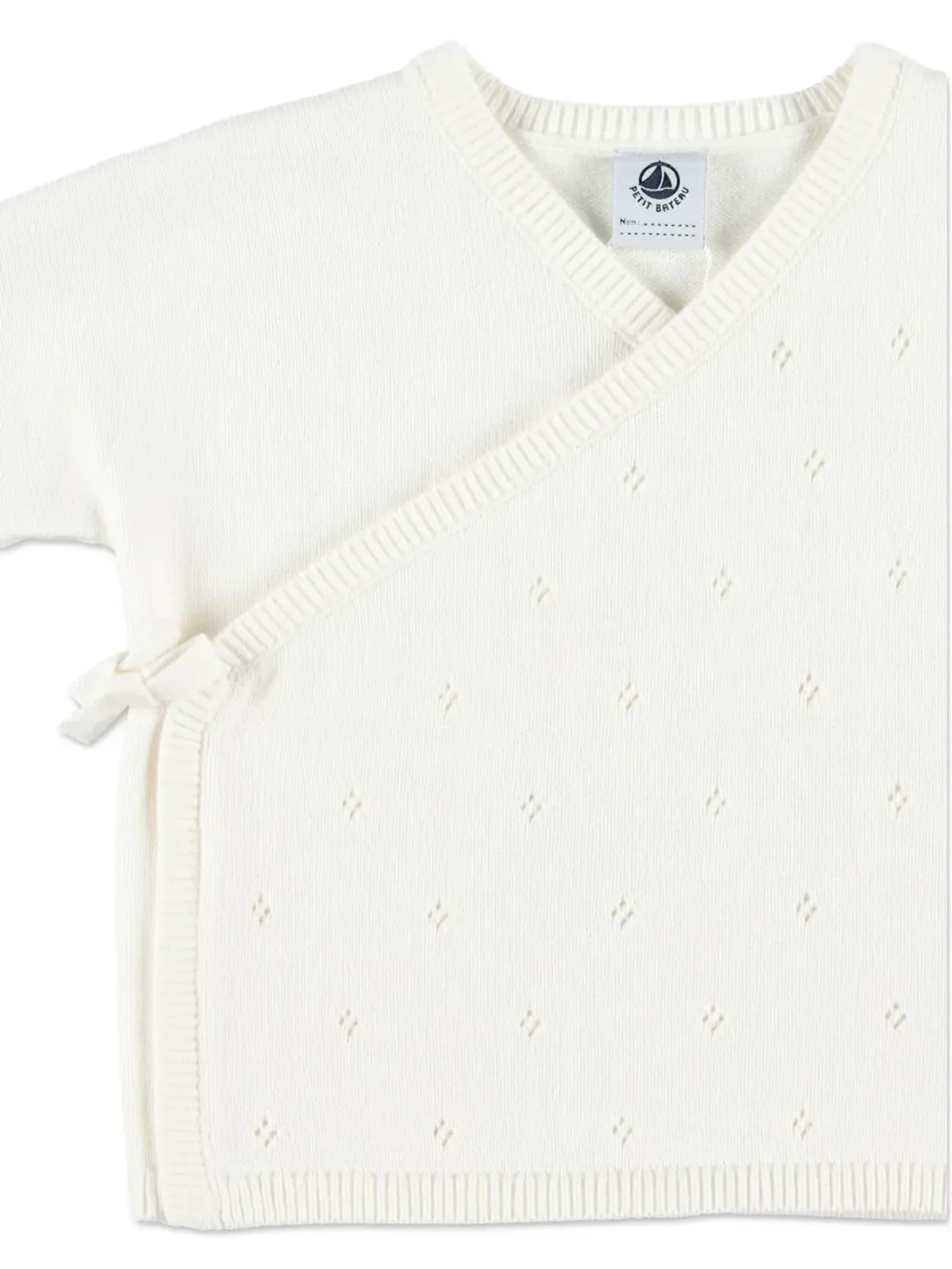 Petit Bateau ラップ風カーディガン - 画像3