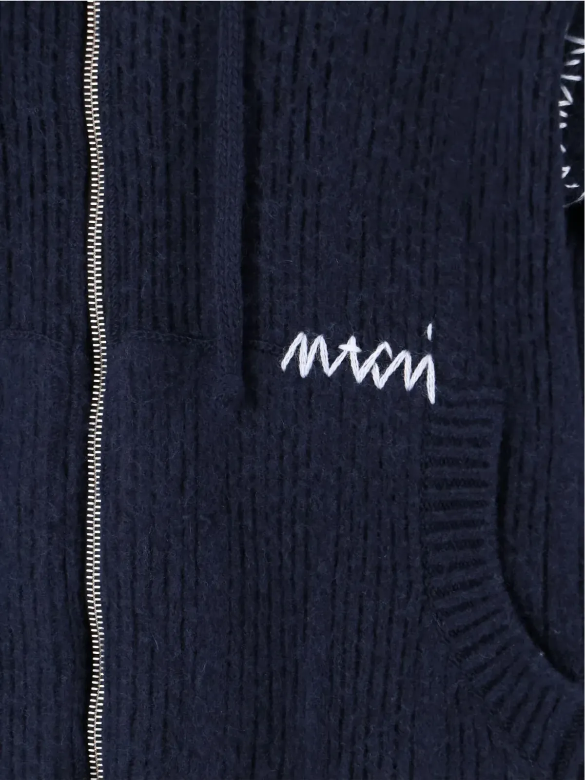Marni フード付きジップアップカーディガン - 画像3