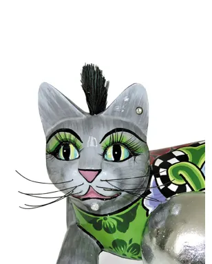 Toms Drag モホークディテール猫像 - サムネイル2