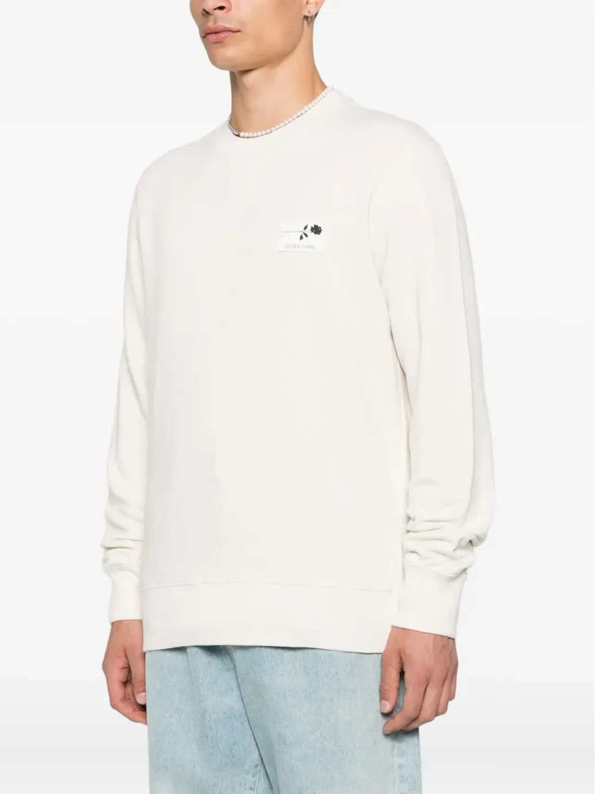 Golden Goose ローズ装飾 コットン スウェットシャツ - 画像3
