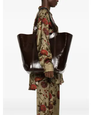 Golden Goose レザー トートバッグ ブラウン - サムネイル2