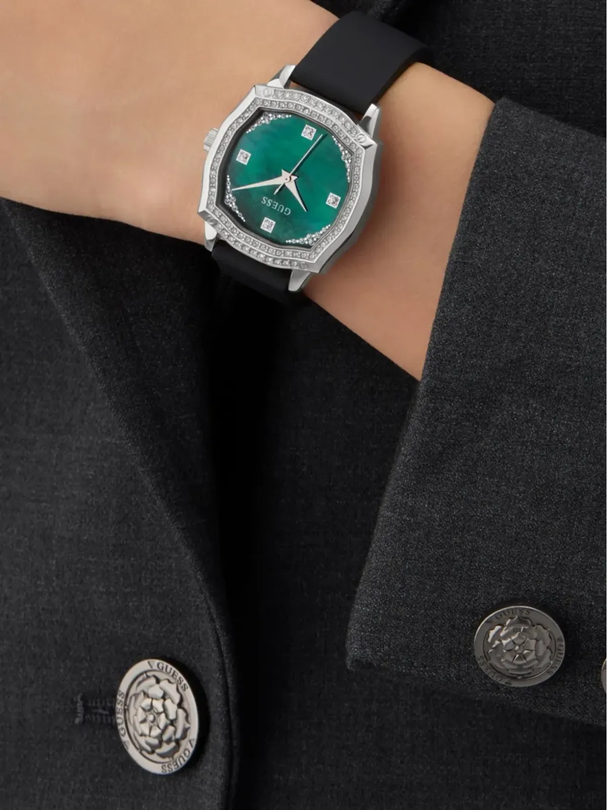 GUESS USA Liv グリーン - 画像5