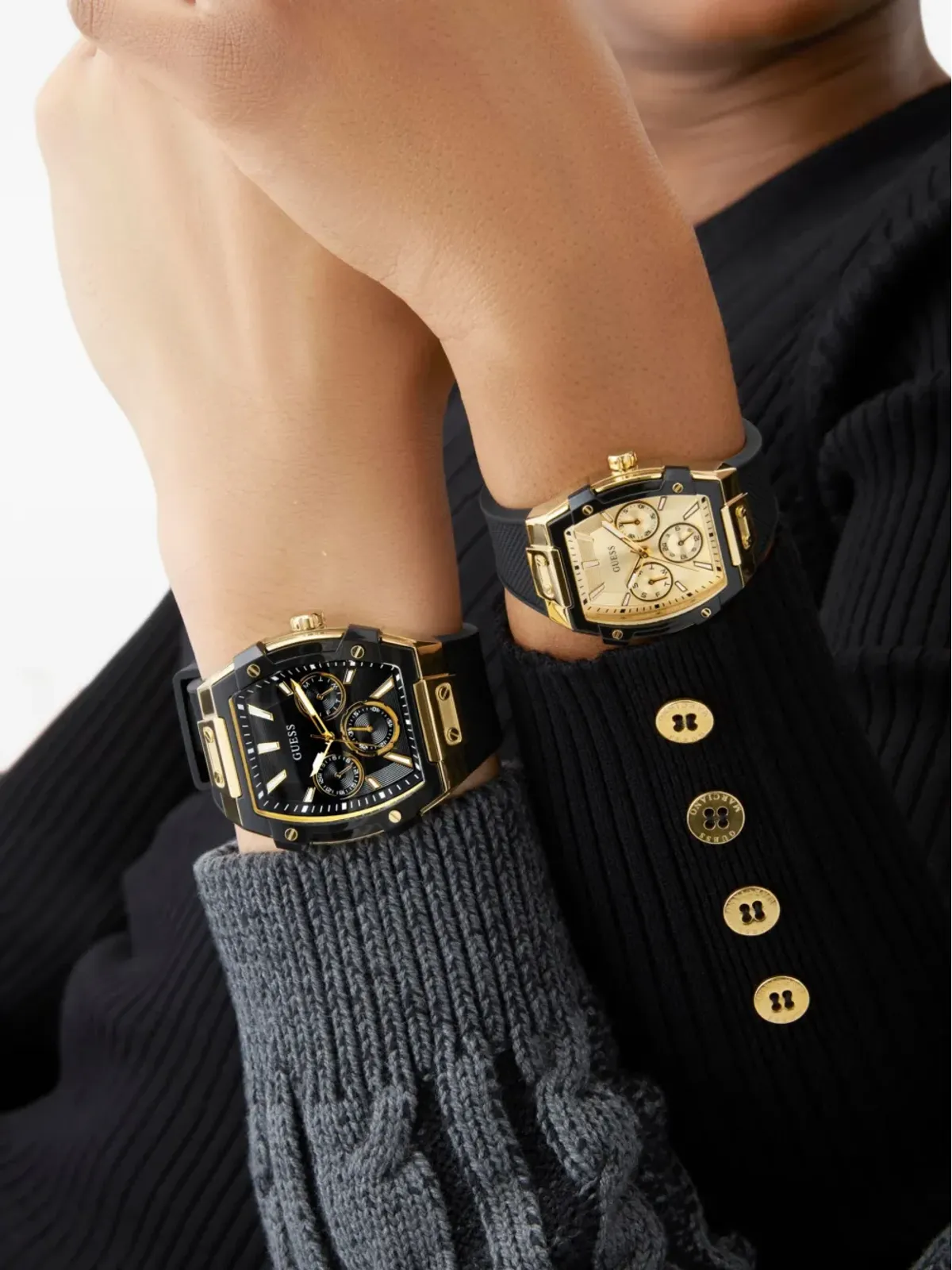 GUESS USA フェニックス ゴールド - 画像5