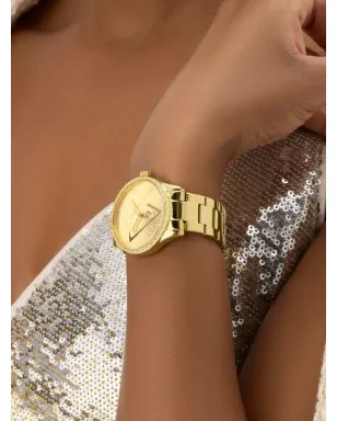 GUESS USA クリスタルクォーツ 腕時計 ゴールド - サムネイル5