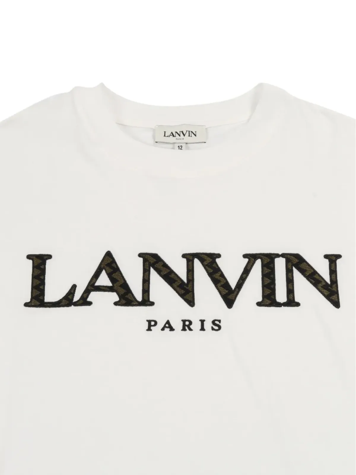 Lanvin Enfant 刺繍ロゴTシャツ - 画像3