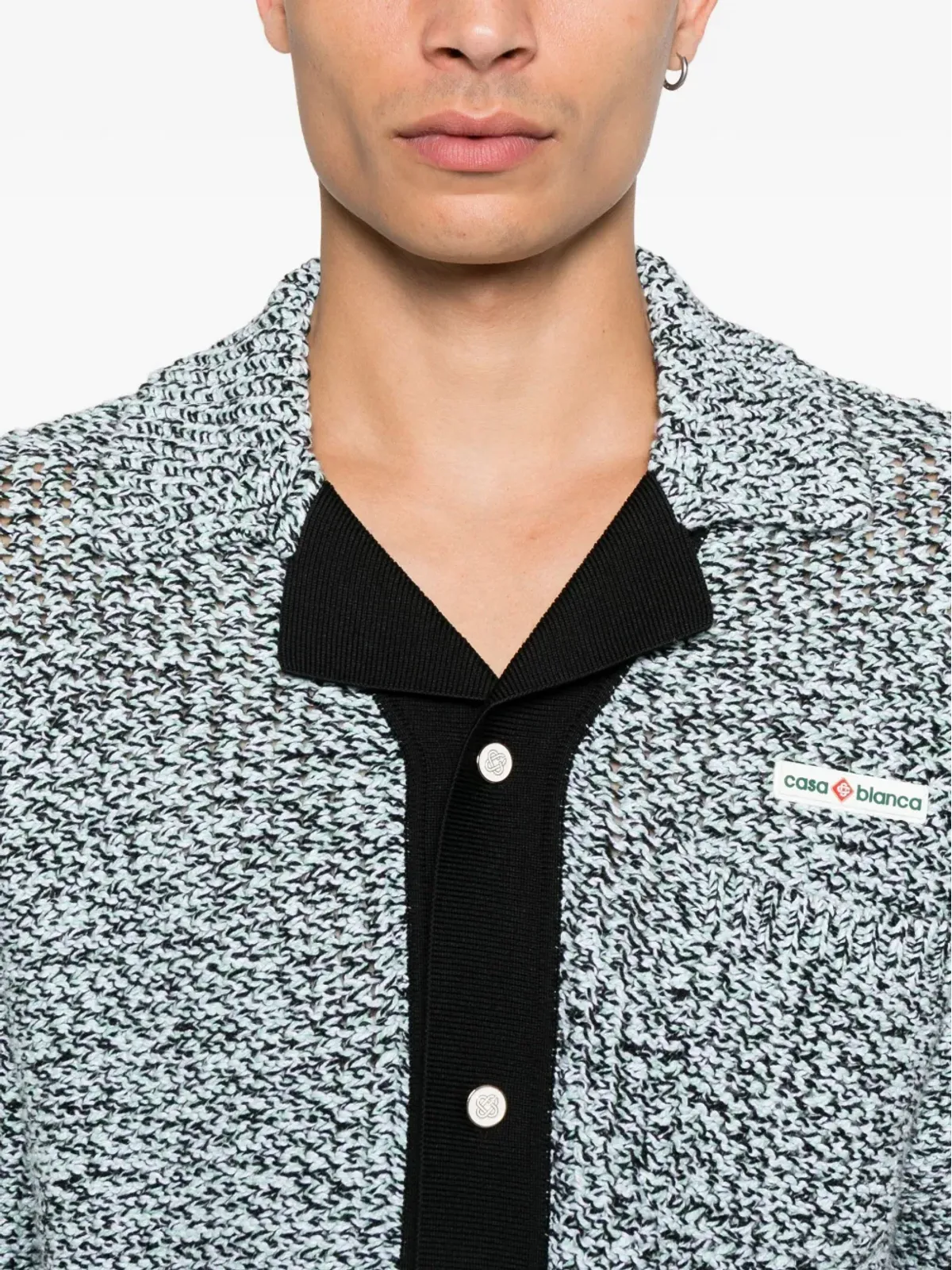 Casablanca mouliné shirt - 画像5