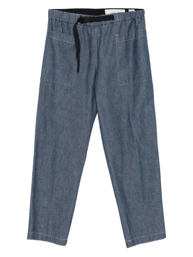 original vintage style original vintage style ドローコード付きパッチポケットパンツ - ブルーの商品画像