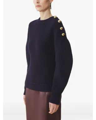 Lanvin リブ編みボタンディテールセーター - サムネイル3