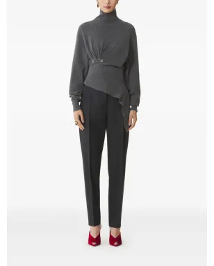 Lanvin 安全ピンディテール アシンメトリックセーター - サムネイル2