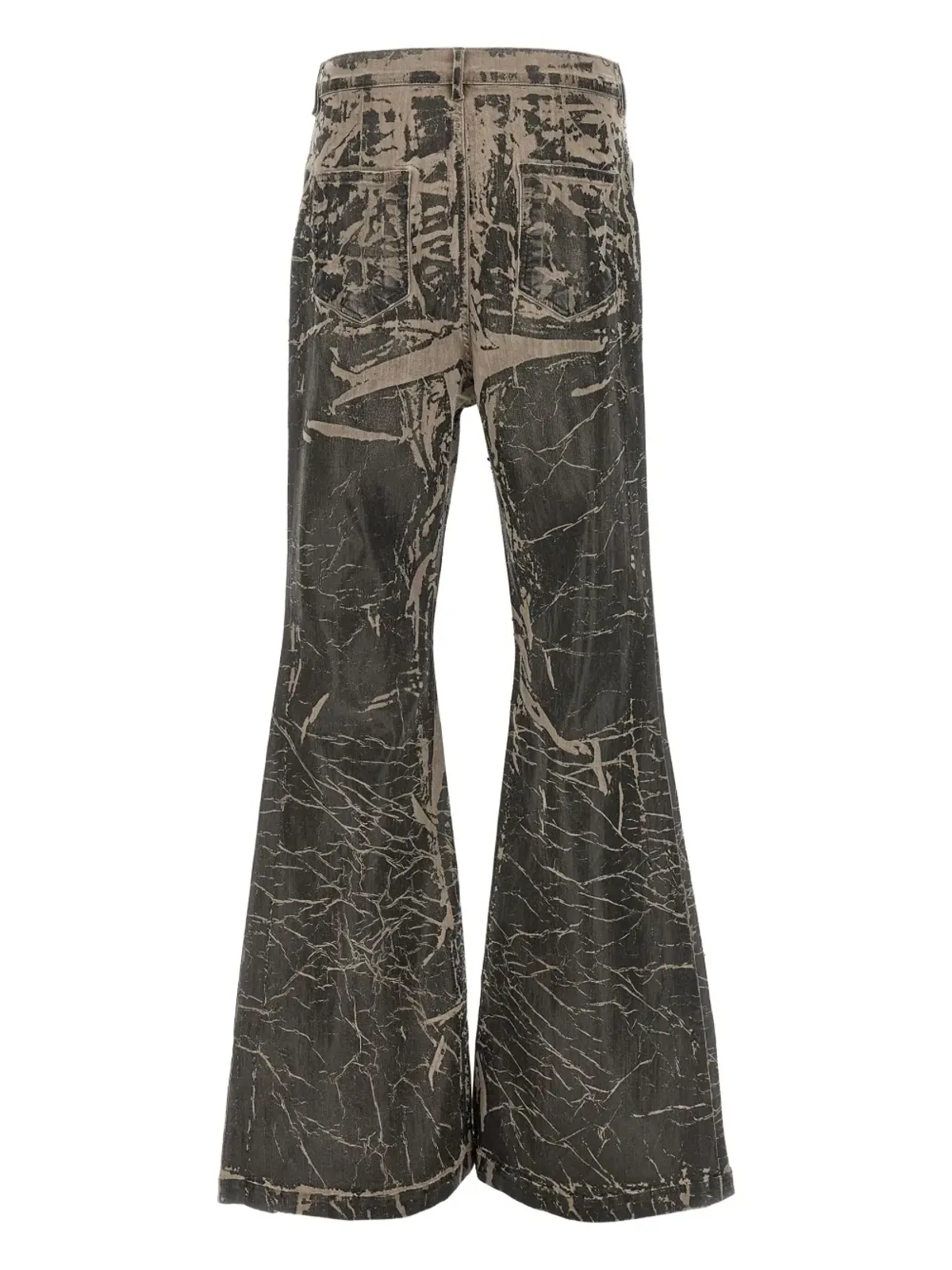 Rick Owens DRKSHDW ボタン付きブーツカットジーンズ - 画像2