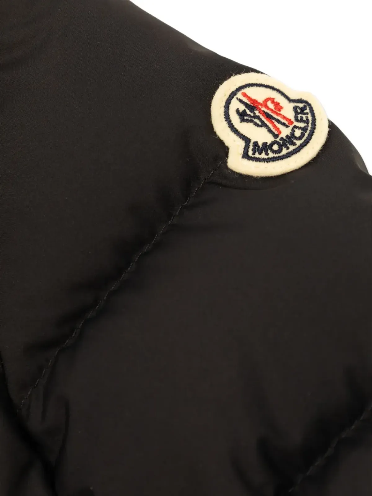 Moncler Enfant オニカ フリルポケット付きダウンジャケット - 画像4