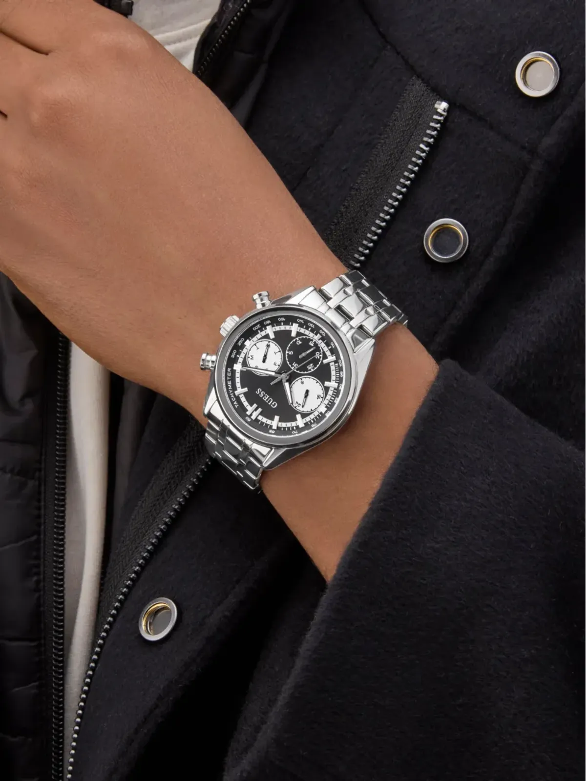 GUESS USA クロノグラフ クォーツ ウォッチ - 画像5