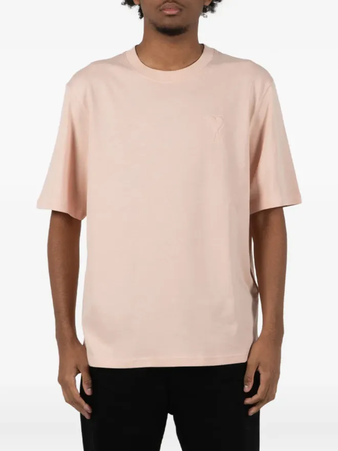 AMI Paris AMI Paris ロゴディテール Tシャツ - ピンクの商品画像