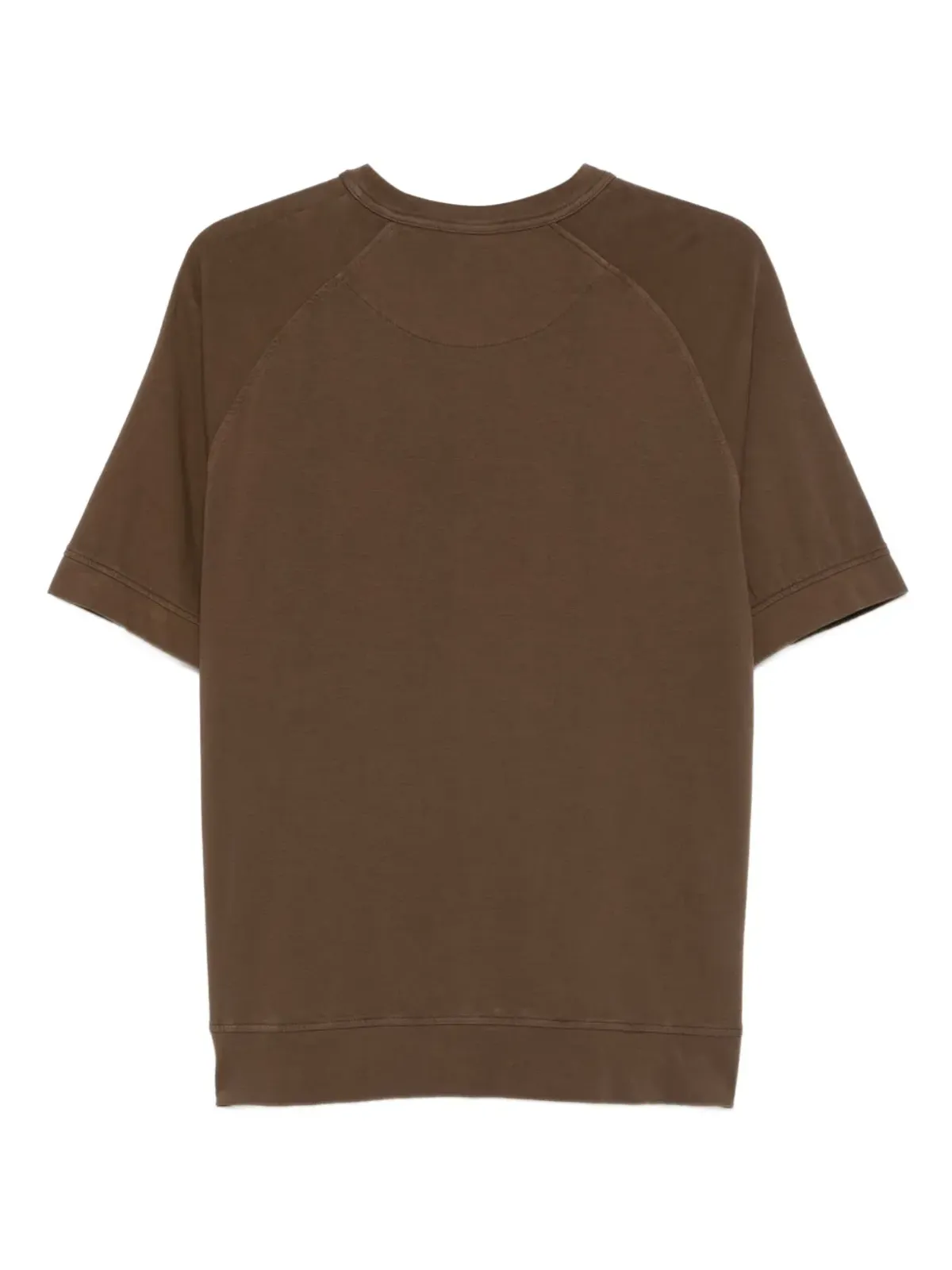 original vintage style ラグランスリーブ コットン Tシャツ - Brown - 画像2