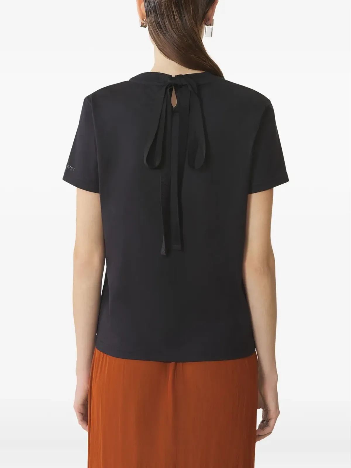 Lanvin タイバック コットン Tシャツ - 画像4