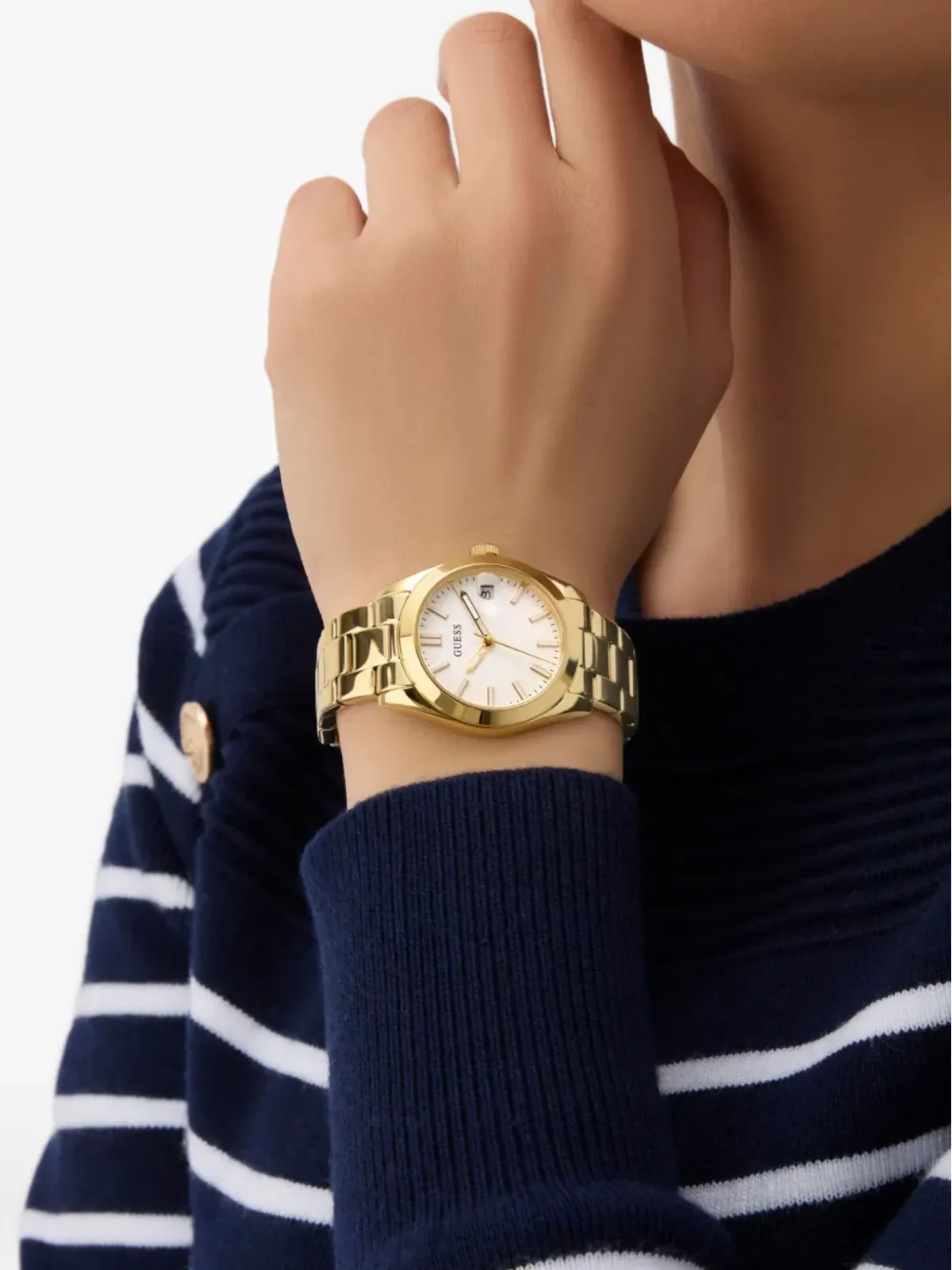 GUESS USA ステンレススチール腕時計 - 画像2
