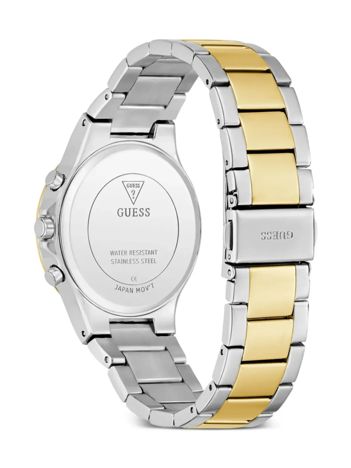 GUESS USA クリスタル装飾クォーツ腕時計 - シルバー - 画像4
