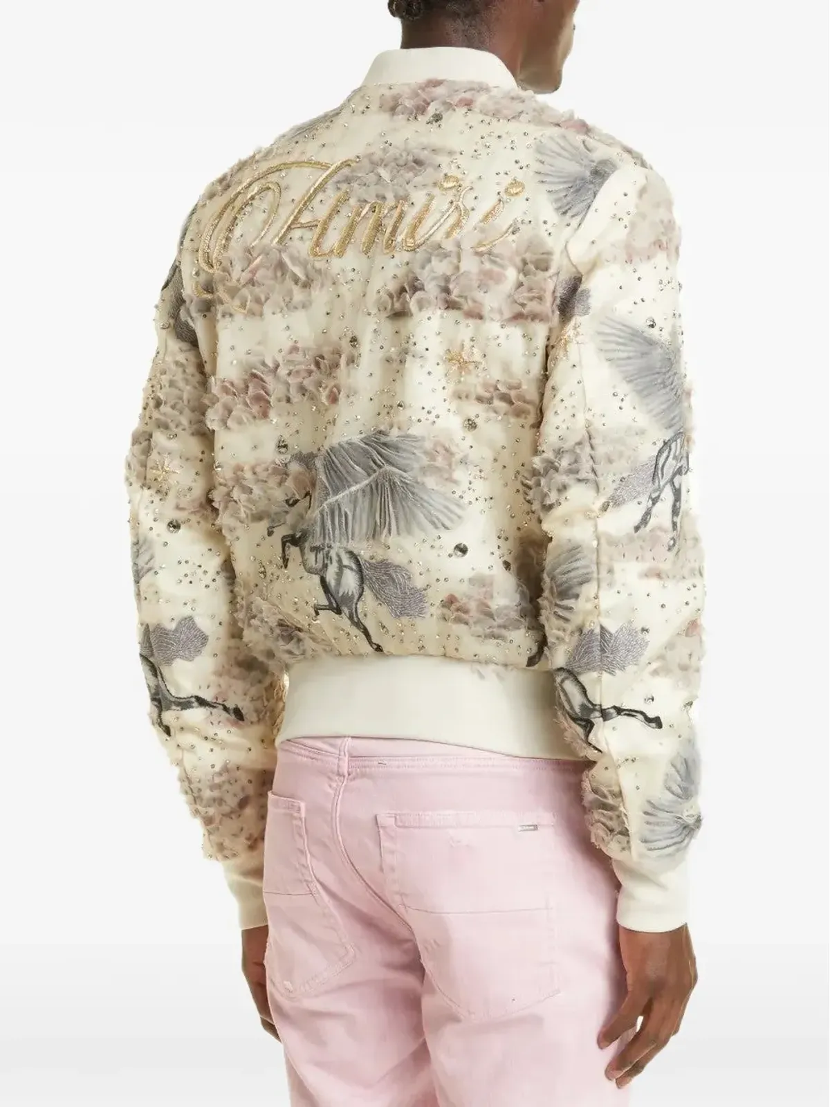 AMIRI 花柄スパンコールジャケット - 画像2