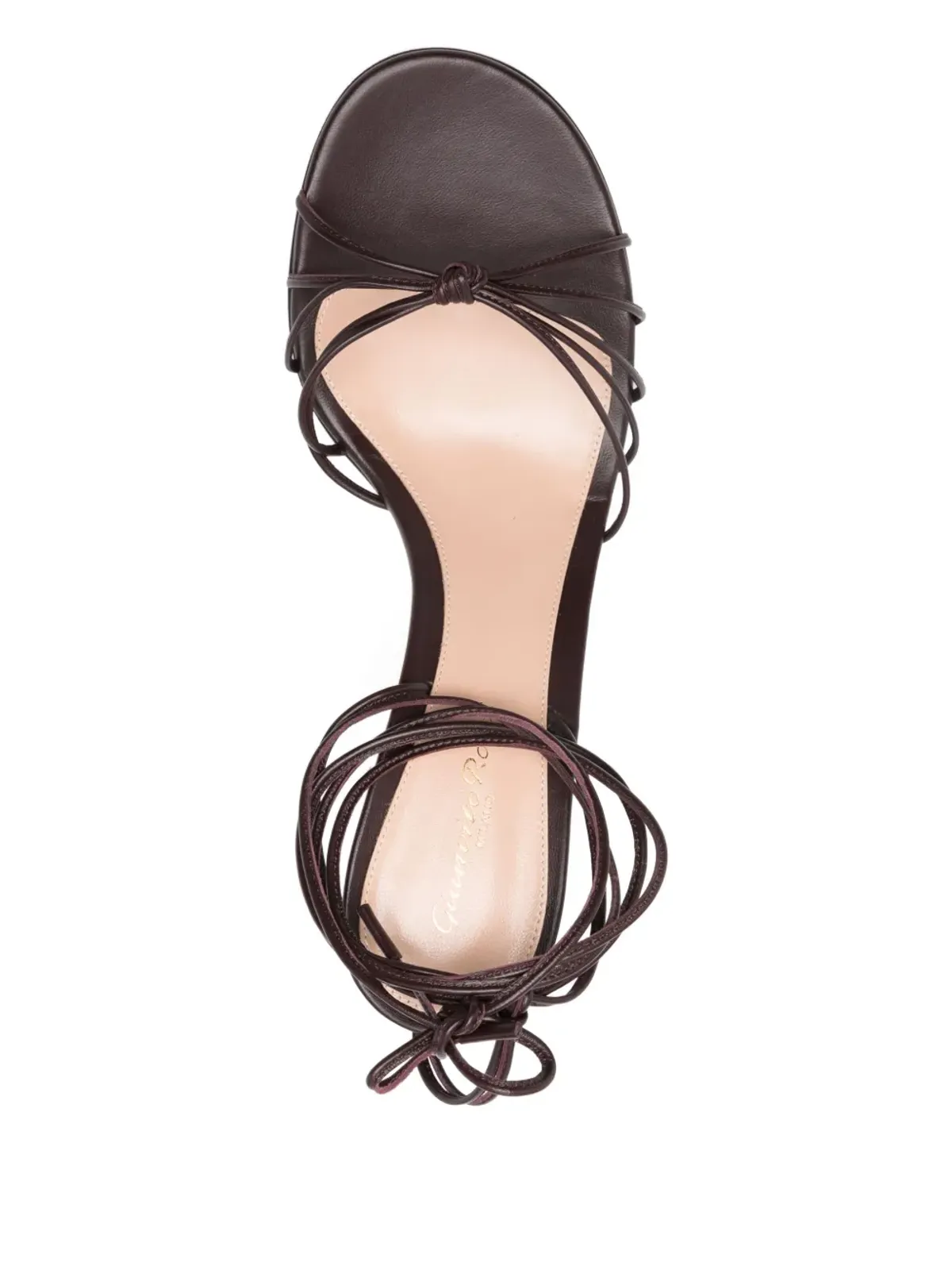 Gianvito Rossi ストラッピーレザーサンダル - 画像4