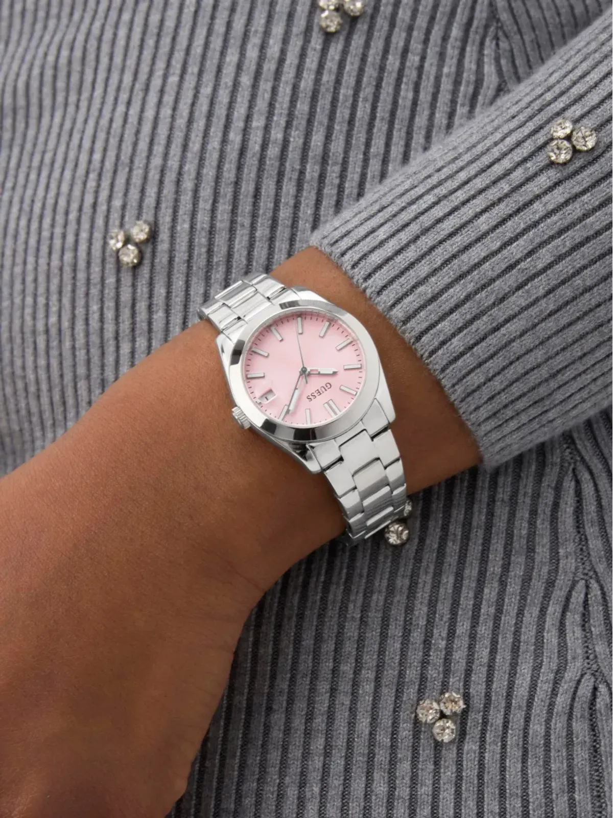 GUESS USA ステンレススチール ブレスレット - 画像2