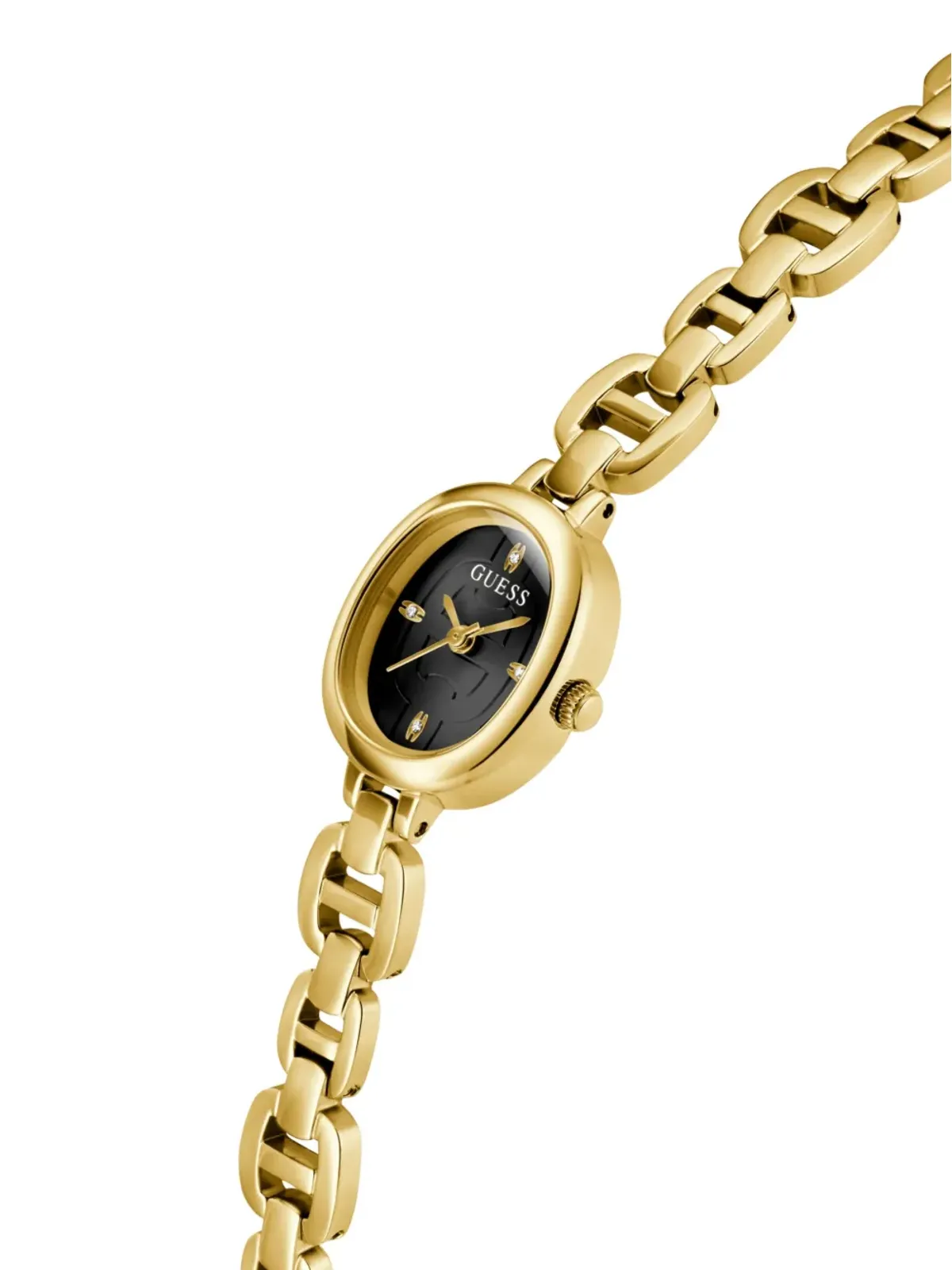 GUESS USA リサイクルスチール クォーツ ウォッチ - ブラック - 画像3