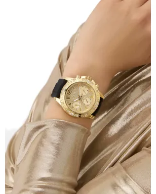 GUESS USA クリスタル装飾クロノグラフ腕時計 - サムネイル5