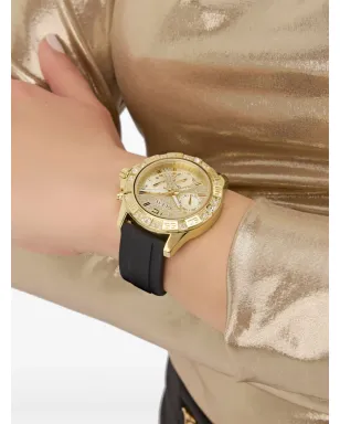 GUESS USA クリスタル装飾クロノグラフ腕時計 - サムネイル2