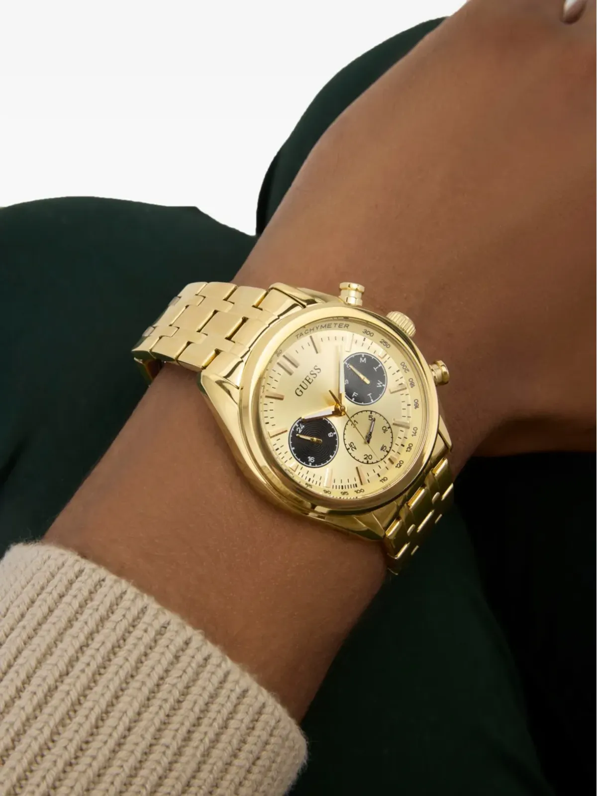 GUESS USA ダウソン ゴールド - 画像5