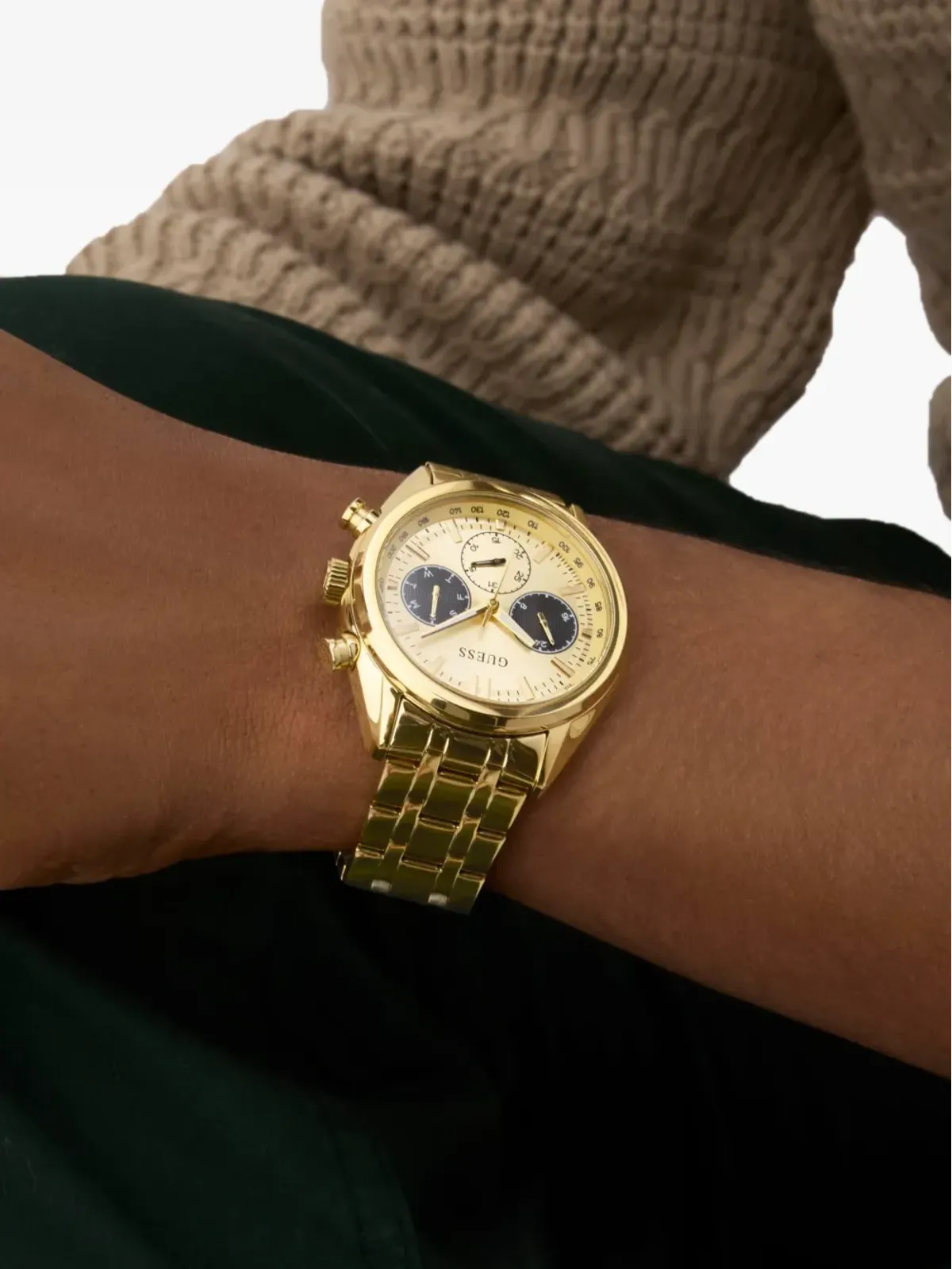 GUESS USA ダウソン ゴールド - 画像2