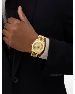 GUESS USA リサイクル鋼 クォーツ ウォッチ - ゴールド - サムネイル5