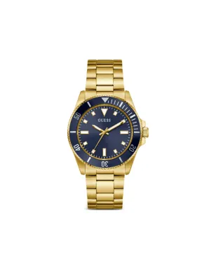 GUESS USA ステンレススチール腕時計 ブルー - サムネイル1