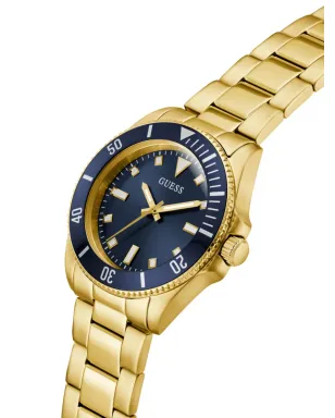 GUESS USA ステンレススチール腕時計 ブルー - サムネイル3