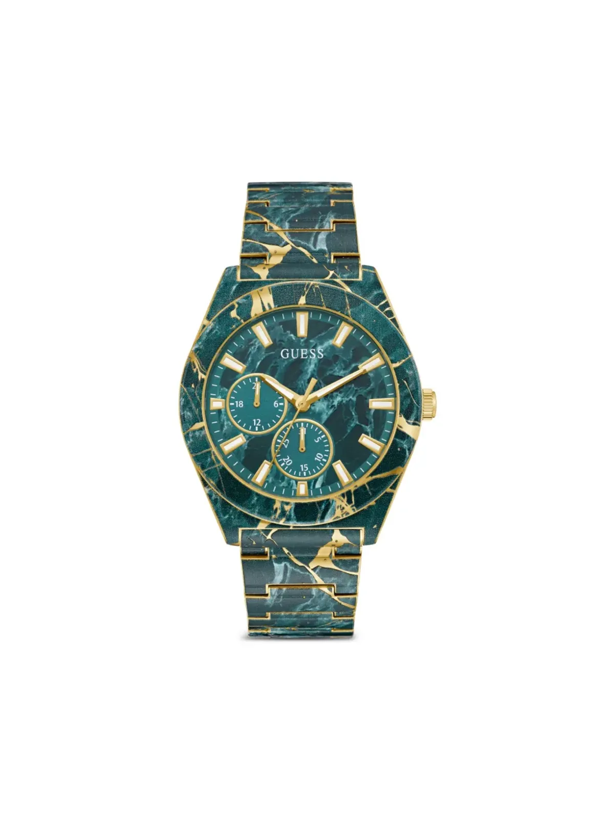 GUESS USA マーブルパターン ウォッチ - 画像1