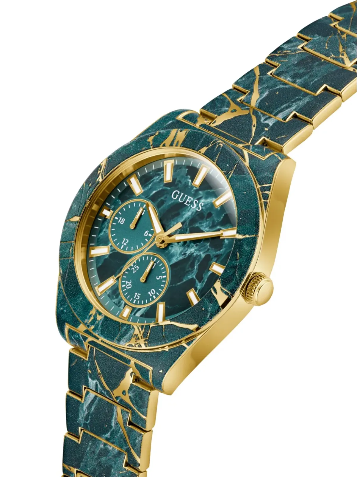 GUESS USA マーブルパターン ウォッチ - 画像3