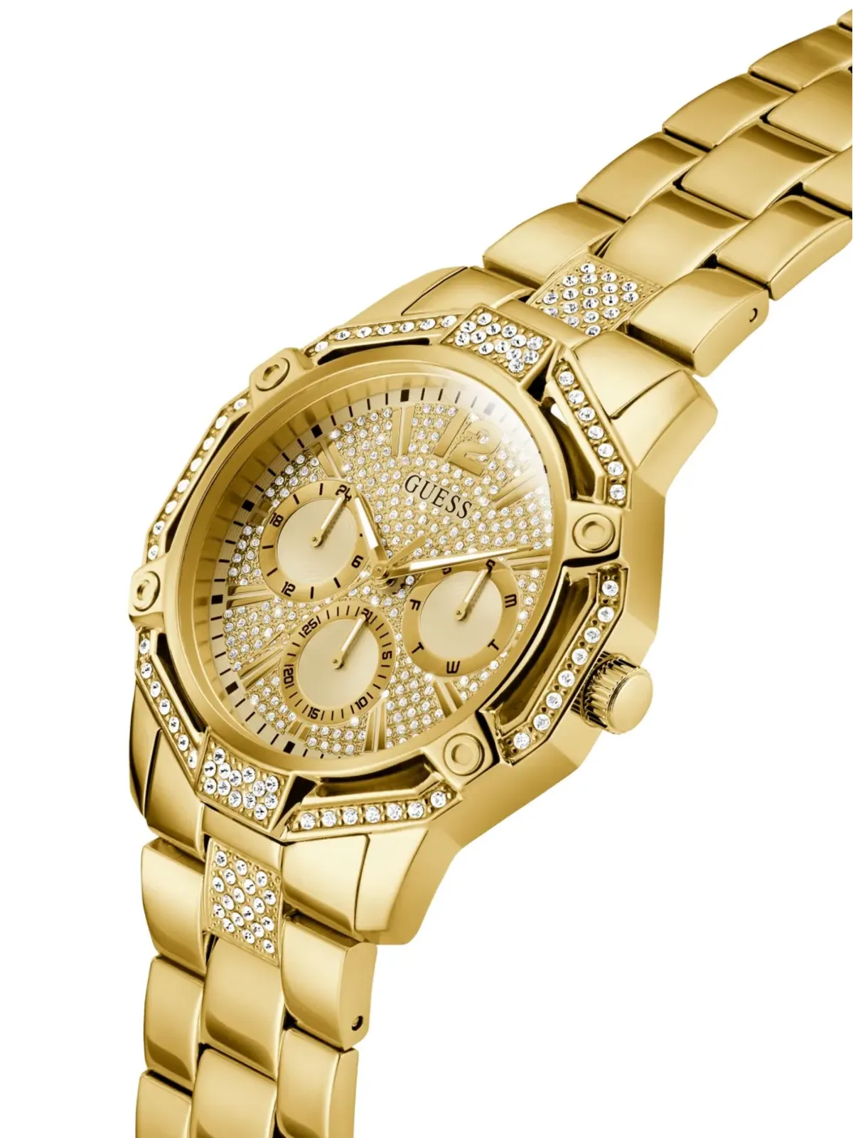 GUESS USA クリスタル グリッツ ゴールド - 画像3