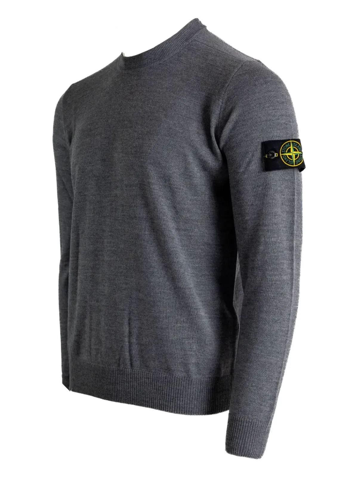 Stone Island ロゴパッチ クルーネックセーター - 画像3