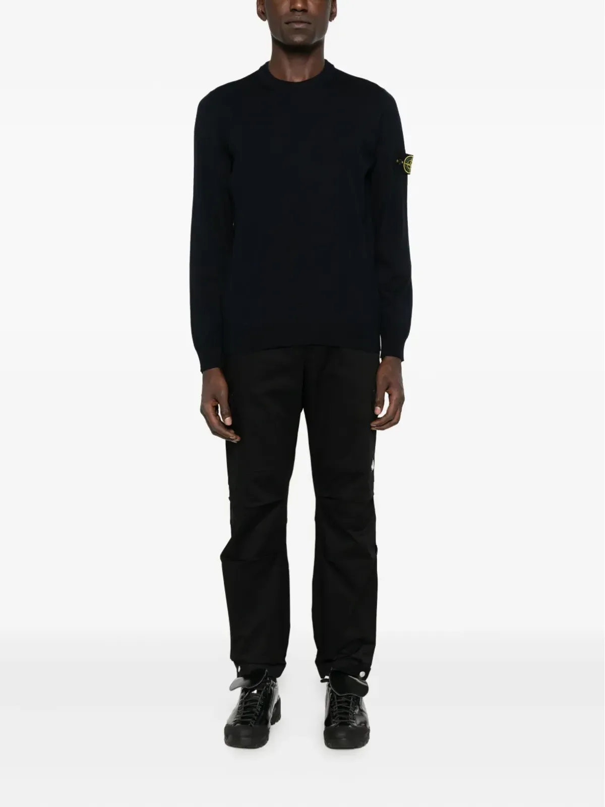 Stone Island クルーネック ロゴパッチ セーター - 画像2