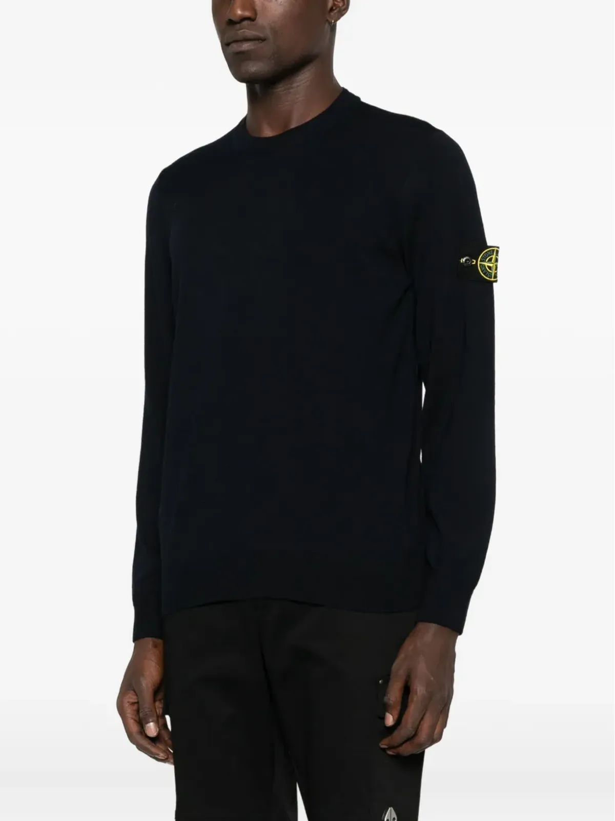 Stone Island クルーネック ロゴパッチ セーター - 画像3
