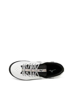 Mizuno メタル ソフトボール用スパイクシューズ（White/Black） - サムネイル2