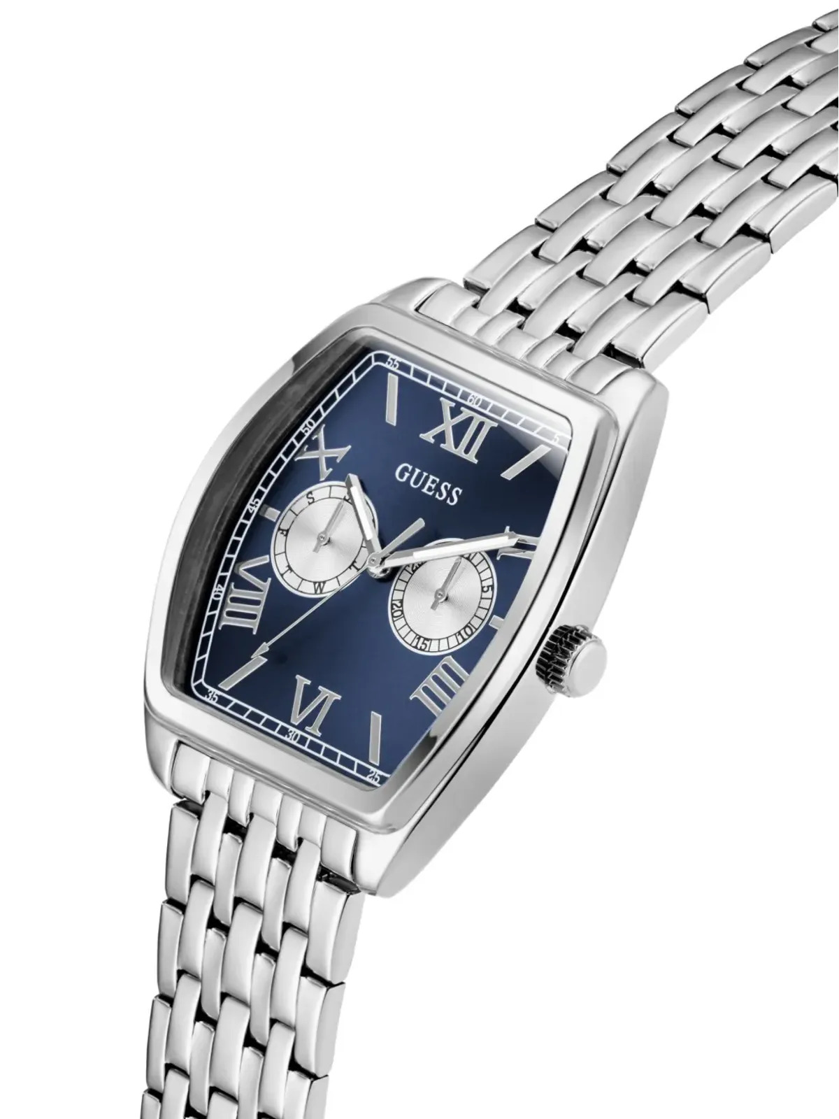 GUESS USA ステンレススチール腕時計 ブルー - 画像3