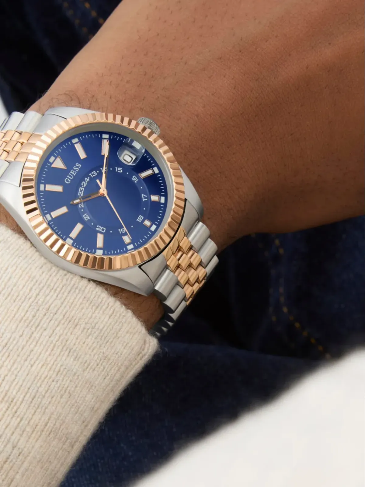 GUESS USA ステンレススチール ウォッチ - 画像5
