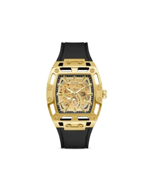 GUESS USA ゴールド スケルトン 自動巻 - サムネイル1