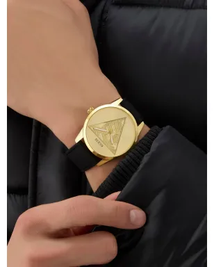 GUESS USA 三角ロゴ ゴールド腕時計 - サムネイル5